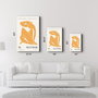 Wallity Pintura Decorativa de Vidrio Templado Multicolor 46 x 72 cm